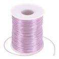 thumbnail image 1 of Unique Bargains 1.5mm x 109 Yard Nylon Satin Cord 1.5mm Beading String Braided Rope, Light Purple, 1 of 6