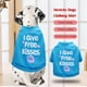 thumbnail image 3 of Camisa para perros Methold con patrón de letras KISS Azul XL, 3 of 6