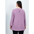 thumbnail image 2 of Avenue Women's Plus Size Breanna Eyelet Detail Hacci Top, 2 of 2