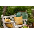thumbnail image 4 of 16"x16" Square Simply Daisy Fern Leaves Poly Indoor/Outdoor Pillow, Egg Yolk Qty 1, 4 of 5