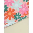 thumbnail image 5 of Toddler Baby Girl Hooded Beach Towels Infant Floral Swimsuit Cover up Summer Cute Beach Bath Poncho Towel Cloak, 5 of 7