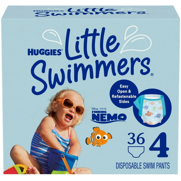 Pañales de natación Huggies Little Swimers, talla 4 (11-15 kg), 36 unidades
