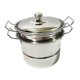 thumbnail image 3 of Sartenes Wok Pan, Utensilios de Cocina de Acero Inoxidable, Multiusos con Tapa de Leche, Sartén Antiadherente Wok para Restaurante, Cocina, Fiesta, de sopa de plata perfecl Sartén Sartén, 3 of 8