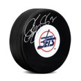 thumbnail image 1 of Dave Ellett Autographié Winnipeg Jets Retro Logo Rondelle, 1 of 2