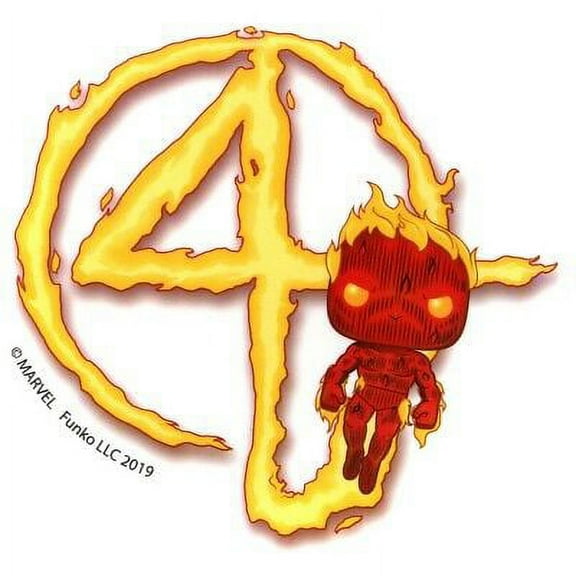 Funko Marvel Fantastic Four Human Torch Sticker