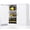 White, variant on SOLAURA Metal Storage Cabinet with Locking Doors and 2 Adjustable Shelves, 36"H x 32"W x 16"D Office Cabinet for Home, Garage, Warehouse(Black)