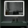 thumbnail image 1 of LED Bathroom Mirror Wall Mounted Vanity Makeup Anti-Fog Dimmable Rectangle with Light Horizontal Vertical 32"x24", 1 of 9