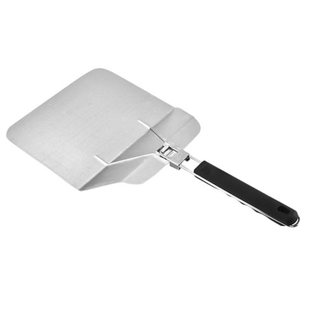 

Stainless Steel Pizza Peel Spatula with Folding Heat Proof Handle Cake Lifter Shovel Kitchen Tool