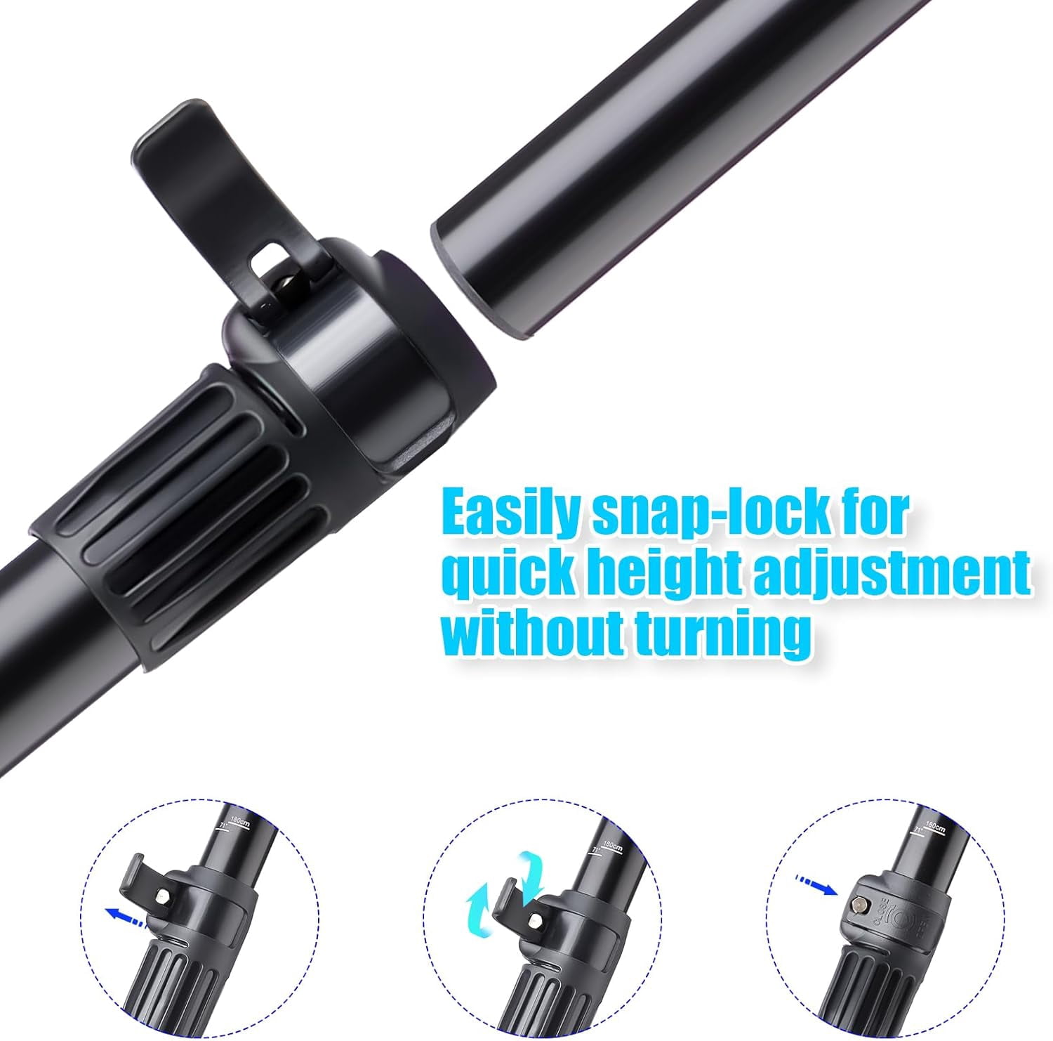 Adjustable Detachable Stand Up Paddle Board Oar Set Aluminum Alloy Shaft Kayak Surfing Fishing
