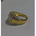 thumbnail image 5 of Round Lab Created Diamond Men's Wedding Band Ring 14K Yellow Gold Plated 3.20Ct, 5 of 7