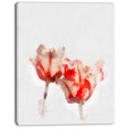 thumbnail image 2 of Colorful Watercolor Roses on White - Large Floral Canvas Artwork, 2 of 3