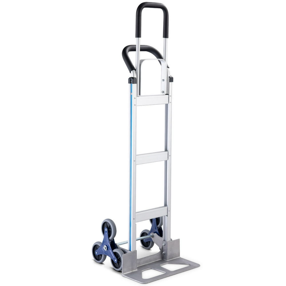Goplus 2 In 1 Hand Truck Stair Climber Hand Truck Aluminum Cart Dolly