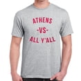 thumbnail image 5 of UGP Campus Apparel Athens Vs All Y'all Mens T-Shirt - 2X-Large - Gray, 5 of 6