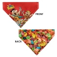 thumbnail image 3 of The Flintstones Pet Bandana Fruity Pebbles Fred and Barney Rubble Cereal Box Print Multi Slip On Collar&nbsp;Bandana Only, 3 of 6
