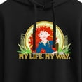 thumbnail image 3 of Disney Princess - My Life My Way - Juniors Cropped Pullover Hoodie, 3 of 5
