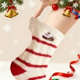 thumbnail image 5 of Luoshdecor Fuzzy Socks for Women,1Pair Soft Winter Red and White Sleeping Sock for Holiday Daily Supplies 13 in, 5 of 6