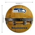 thumbnail image 2 of Imperial  Seattle Seahawks 21'' Reclaimed Oak Bar Shelf, 2 of 3
