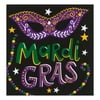 Way To Celebrate 5x5 Mardi Gras Mask Box Sign