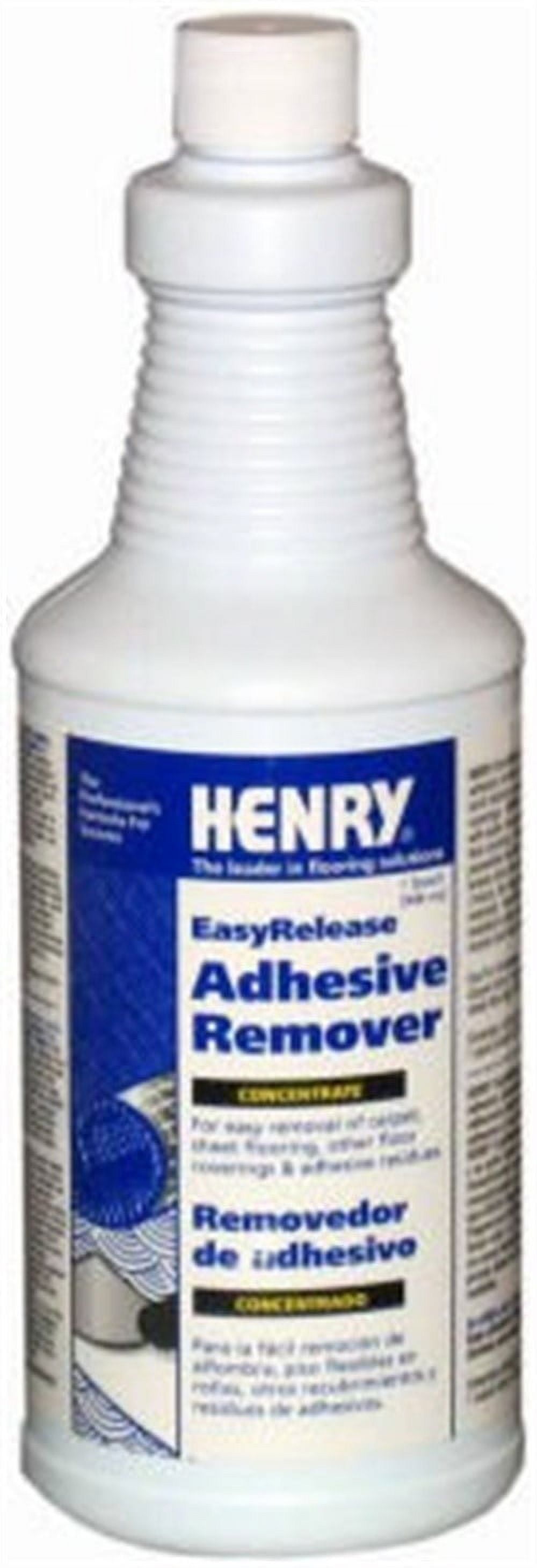 HENRY adhesives Henry EasyRelease Adhesive Remover, 1 Qt. 12248 — Residential Use, Standard Application