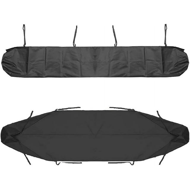 Housse de Protection pour Auvent Extérieur 3,5 m, Auvent de Terrasse, Abri, Housse de Rangement d'Hiver Imperméable, Housse Rétractable pour Store Enrouleur, Toile 210D, Housse de Protection pour Auvent Anti-Poussière Imperméable, Noir