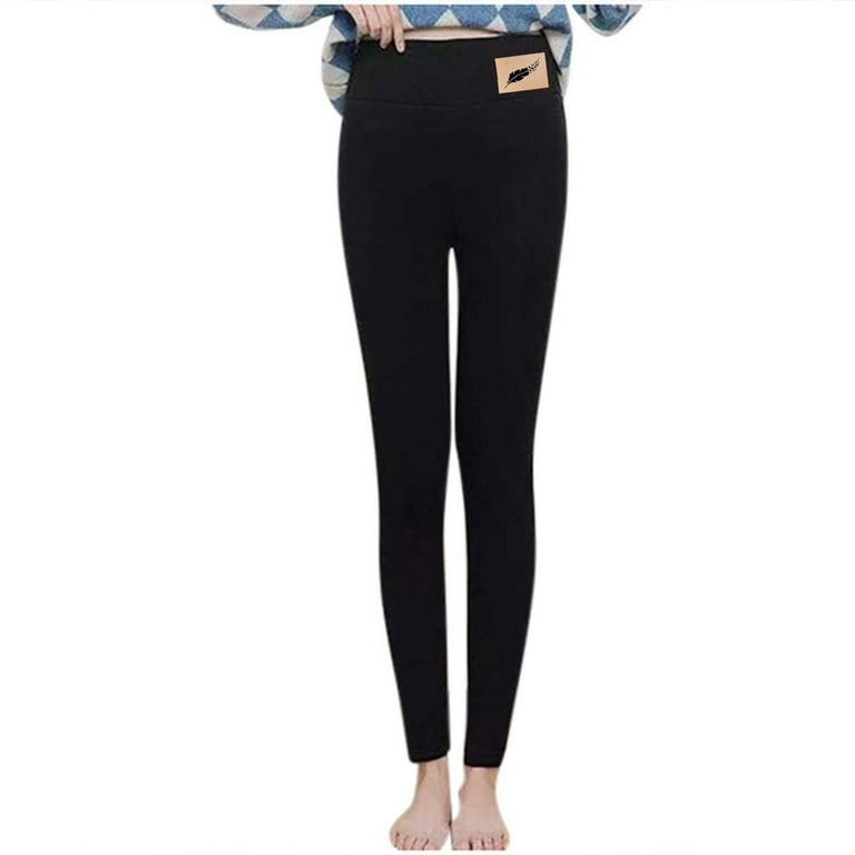 Axiiglly Leggings for Women Winter Fleece Lined Leggings Comfy
