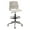 Moonbeam, variant on Olio Designs Lola Drafting Stool, 5 Star Caster Base, Peri Red