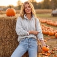 thumbnail image 6 of Womens Sweatshirt Mock Neck Henley Pullover Oversized Fall Outfits,2XL, 6 of 9