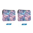 thumbnail image 7 of FORMRS 15-15.6 inch Laptop Sleeve Case Soft Carrying Quilted Computer Bag Cover, Pink Marble Pattern, 7 of 7