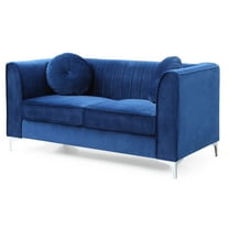 Newboti Furniture Delray G791A-L Loveseat ( 2 Boxes ), NAVY BLUE 33565