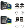 thumbnail image 1 of TEC Front Rear Ceramic Disc Brake Pads and Wear Sensors Kit for Car Land Rover Range Sport with Brembo KTW-100648, 1 of 10