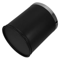 Hemoton  Bathroom Waste Baskets Garbage Can for Bedroom Office Black