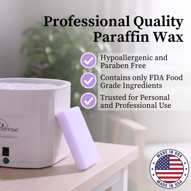 Performa, Paraffin Wax Refill, Lavender Scented, 1 lb Purple