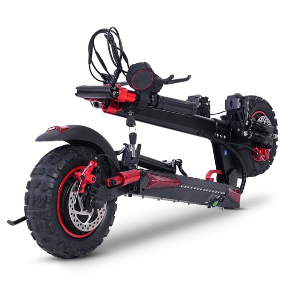 FREEBOY Off Road Electric Scooter Adults,1200W eScooter for Adults,34MPH High Speed, 48V18Ah,34Mile Long Range, 11" Off-Road Tires ,Heavy-Duty Dual Suspension with Seat