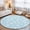 White, Baby Blue, Sky Blue, variant on Round Rugs 3Ft, Light Blue Coastal Round Area Rug Washable Indoor Throw Carpet, Nautical Starfish Coral Shell Summer Ocean Small Non Slip Circle Rug for Bedroom Living Room Home Decor Aesthetic