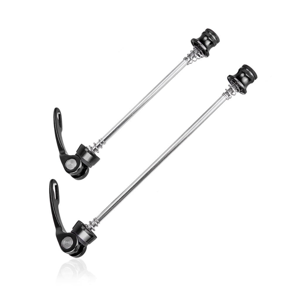 Details about   Bicycle Quick Release Front & Rear Axle  Coloured Wheel Skewers MTB Bike 