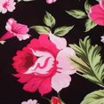 thumbnail image 4 of Tachiuwa Robe T-Shirt à Manches Courtes Imprimé Floral Rayé Col Rond Taille Haute pour Femmes - 3, m m, 4 of 9