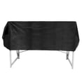 thumbnail image 4 of Disposable PEVA Oilproof Waterproof Plastic Tablecloth Table Cover for Birthday Party Black, 4 of 8