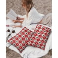 thumbnail image 3 of Pack of 2 Outdoor Pillow Covers, Christmas Tree Snowflake Red White Plaid Waterproof Square Throw Pillowcase Cushion Decorative Pillow Covers for Couch Patio Tent, 20x12 in, 3 of 6