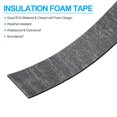 thumbnail image 3 of Uxcell 1-9/16"W x 1/8"T x 16.4Ft EVA Double Sided Foam Tape, Black, 3 of 6