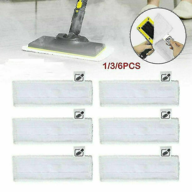 1/3/6pcs Karcher Sc1 Sc2 Sc3 Sc4 Sc5 Steam Cleaner Mop Terry Cloths Floor Pads Set-1pc-