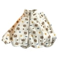 thumbnail image 5 of ITSAME Girls Fleece 2-Piece Outfit Zip Up Jacket and Jogger Pants Cute Print Fall Winter Warm Casual Set White Size 12, 5 of 7