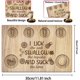 thumbnail image 2 of Bandeja para servir vasos de chupito de tequila con cítricos, bandeja de madera para vasos con borde de sal, tabla para vasos de chupito para bar, restaurante, fiesta, reunión familiar, 7,87 x 11,8, 2 of 8