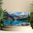 thumbnail image 4 of License Plate, Mountain lake Reflection Decorative Front,Personalized Stainless Steel License Plate Cover For Men Women,12.2" X 6.2", 4 of 6