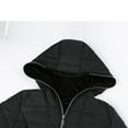 thumbnail image 5 of Babysbule Winter Jackets for Women Fashion Women Hooded Outwear Ladies Warm Coat Long Padded Slim Jacket, 5 of 9