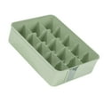 thumbnail image 3 of Organizador De Ropa Interior De Calcetines, Caja De Almacenamiento De Ropa Interior De Plástico De 15 Celdas Para Armario, 3 of 8