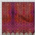 thumbnail image 2 of Soimoi Modal Satin Fabric Check & Floral Panel Printed Fabric 1 Yard 42 Inch Wide, 2 of 3