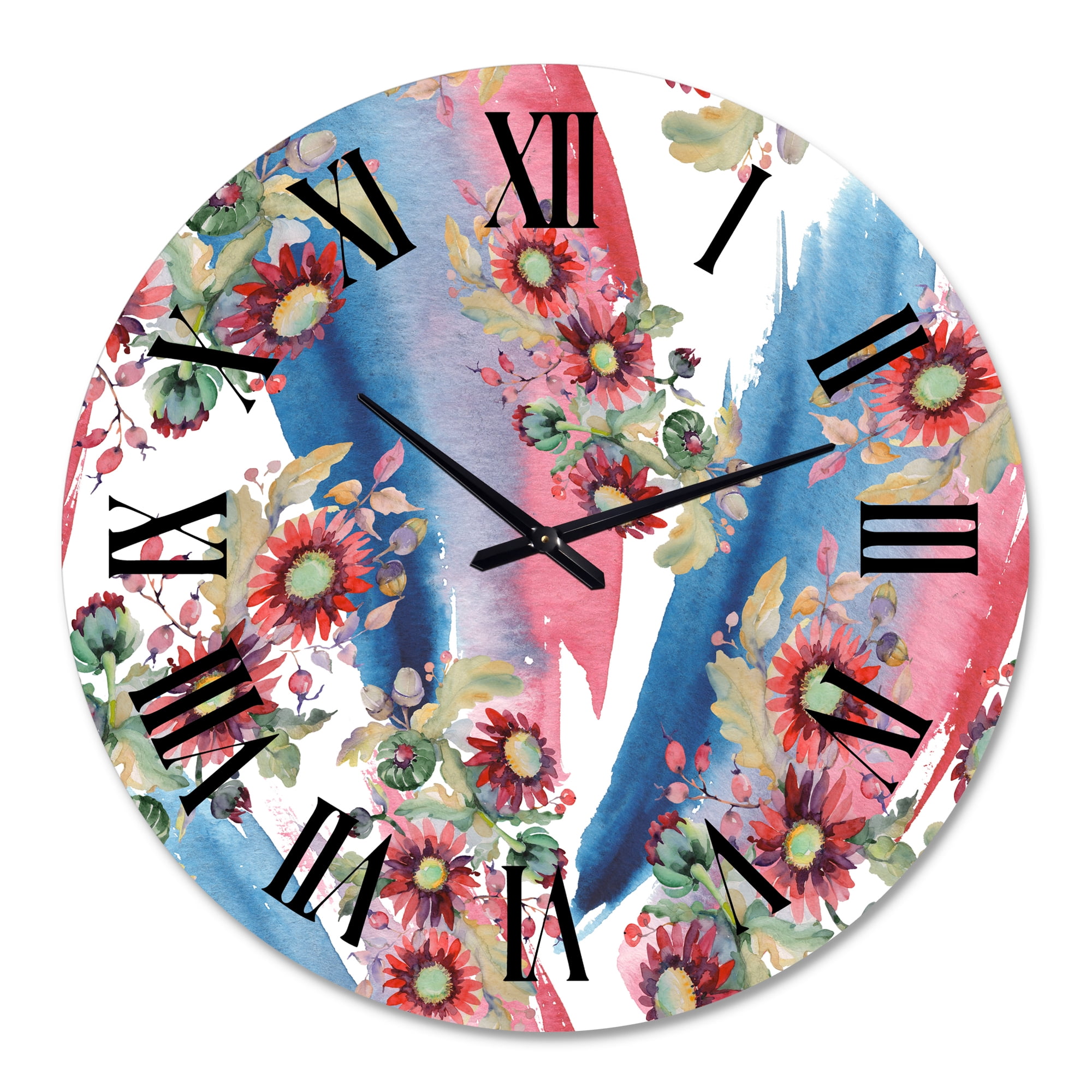 Designart 1 in Modern,Contemporary Wall Clock