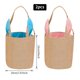 thumbnail image 3 of Bolsa de conejito de pascua, cesta de pascua con orejas, bolsa de cesta de conejo de pascua para niños, huevos de Pascua, regalos de pascua (rosa azul) Feliz Sencillez, 3 of 5