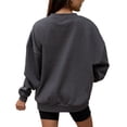 thumbnail image 4 of Women's Gameday Couture Charcoal Montana Grizzlies Premium Fleece Pullover Sweatshirt, 4 of 4