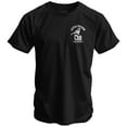 thumbnail image 4 of Combat Iron Men’s Graphic T-Shirt – Athletic Fit, Soft Cotton Blend – Black, Size 2XL, 4 of 5